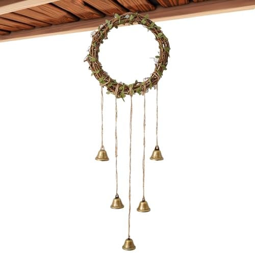 Campanelle Della Per Porta - Ghirlanda Sonagli da,Ciondolo Rustico Con Campana Decorativa, Charme Estetico Per Giardino Portico E