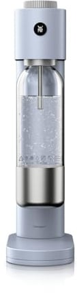 WMF Element One Wassersprudler – vollautomatische Edelstahl Sprudelmaschine mit 3 Einstellungsstufen, platzsparendes Design, eleganter Soda Maker & Sprudelgerät für prickelnden Genuss, Farbe Ice Flow