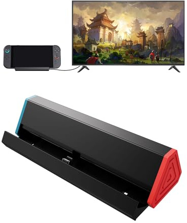 Antank Switch 2 TV Dock Compatibile Con Nintendo Switch 2 Lega Alluminio | Portatile Docking Station con 4K@120Hz HDMI Uscita/100W Ingresso Ricarica/USB, Switch 2 Dock Ricarica Sostitutiva