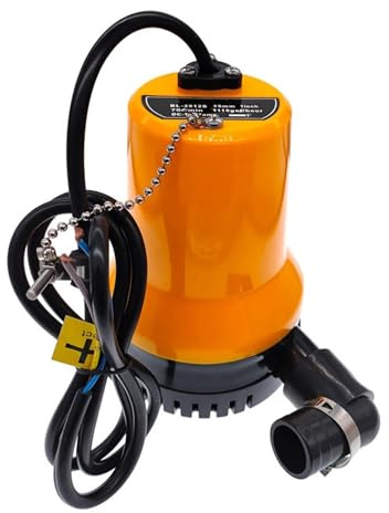 Pompe à eau submersible 12 V, pompe de cale, mini pompe de drainage de cabine, pompe de circulation de pompage domestique, pompe électrique