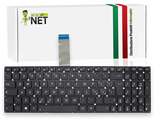 newnet Tastiera IT per ASUS K550, USB, Retroilluminata