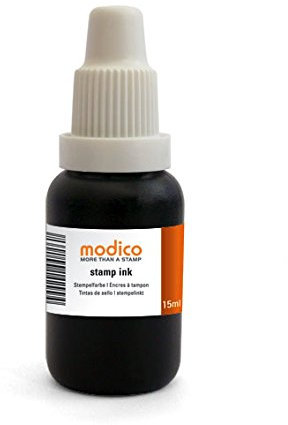 Modico Stempelfarbe Nachfüllfarbe 15ml, Farbe Orange