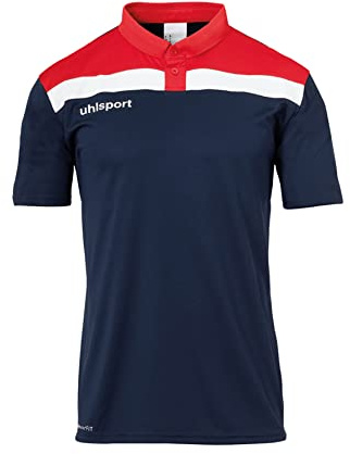 uhlsport Herren Poloshirt Offense 23 Polo Shirt, Marine/Rot/Weiß, 5XL, 100221310