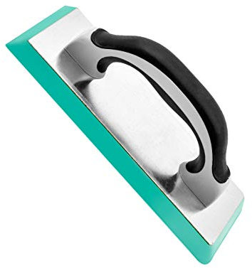 ROLLINGDOG Rubber Grout Float-Tiling Tool with Solid Rubber Base Two Rounded Corners for Convenient Spreading,Works Great for Smoothing Floor Tile Grout Work(9.5 x 4 (240 mm x 100 mm))