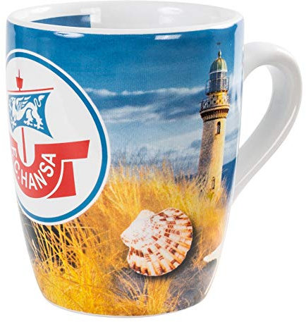 FC Hansa Rostock Tasse, Becher, Kaffeetasse Leuchtturm