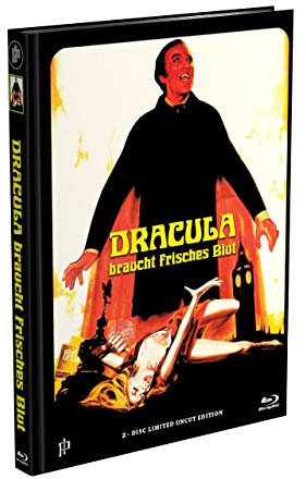 Inked Pictures / Hansesound DRACULA BRAUCHT FRISCHES BLUT - 2-Disc Mediabook Cover I [Blu-ray + DVD] Limited 88 Edition - Uncut (in HD neu abgetastet)