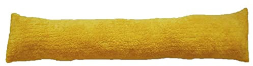 Holzdrehteile Zugluftstopper Windstopper Türdichtung Fensterdichtung 90-130 cm (110 cm) Ocker Schaum