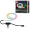 Paulmann 94560 Plug & Shine LED Außenleuchte Stripe Smart Home Zigbee Smooth IP67 2m incl. 1x11 W dimmbar RGBW Farbsteuerung Weiß Kunststoff 3000 K