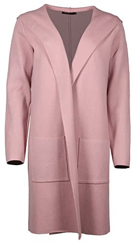 Zwillingsherz Strickjacke Cardigan für Damen Frauen - Hochwertiger Mantel Überwurf warm weich und kuschelig mit Kapuze - Perfekt für Frühjahr Herbst Winter - Cape Umhang mit weichem Strick