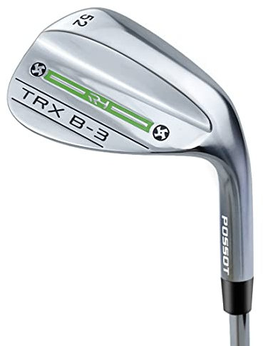 POSSOT 3 PCS Wedge Set or Individual Golf Wedges, Available in 60° Lob Wedge for Man and Woman Right Hand with Rubber Grip, Sliver.