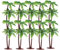 Modèle De Palmier De Noix De Coco En Plastique Mini Gâteau D'arbre Topper Paysage Diy Pour La Décoration De Jardin De Fées 10pcs, Cocotiers En Plastique, Toppers À Gâteau D'arbre, Palmier Miniature