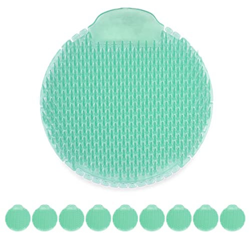 Hypafol Urinaleinlage mit Duft | 10 Stück | Melone Duft | Beidseitig verwendbarer Urinalsieb mit Spritzschutz |einzeln verpackt |schräg angeordnete Noppen