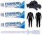 Adhesivo para traje de neopreno, para todos los trajes de neopreno, trajes secos, vadeadores de pesca, transparente, 3 x 5 g.