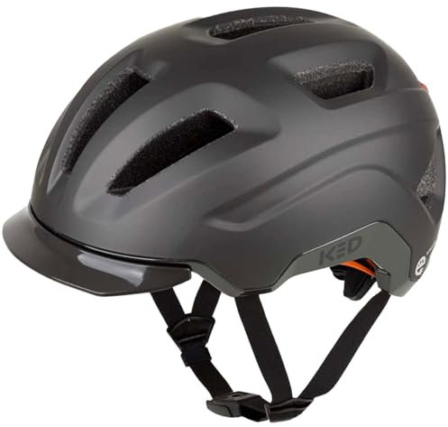 KED Youth Adult Pedalon Fahrradhelm, Black Matt, M (56-59cm)