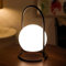 TRIROCKS Portable Cordless Table Lamp Lantern Powerful Long-Lasting Battery Operated Light USB Rechargeable 3-Mode Lighting with Control for Camping Home Bedroom Indoor Outdoor(Black)