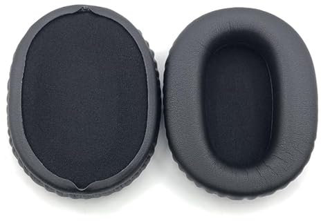 Kopfhörer Ohrpolster Kissen Schaumstoffabdeckung Ersatz Kompatibel für Sony WH-CH710N CH720N, Kopfhörer Weiches Leder Schwamm Ohrpolster Ohrmuscheln Kissen Abdeckungen (Schwarz)