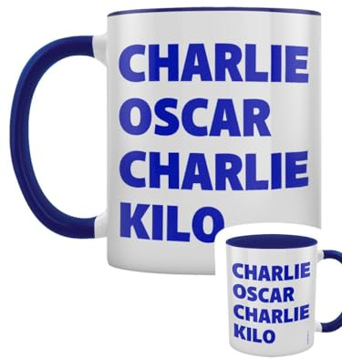 Grindstore Cock Phonetic Alphabet Blue Inner 2-Tone Mug