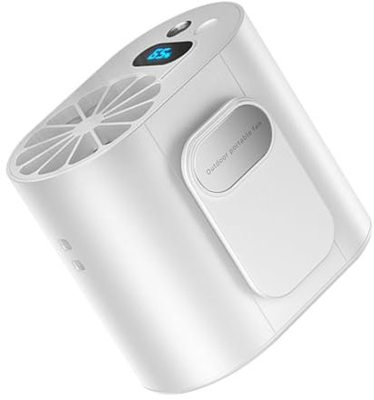 Ventilador de clip fresco debajo de la camisa,ventilador debajo de la ropa,Clip de ventilador de cinturón de 3 velocidades en la cintura - Ventilador corporal recargable USB manos libres 4000 mah para