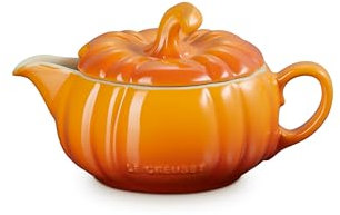 Le Creuset Pumpkin, Gravy Boat, 13.5 fl oz (400 ml), Maronnier, Halloween Plate, Heat Resistant, Cold Resistant, Microwave and Oven Safe