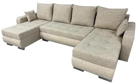Ecksofa Etna bis U-Form in beige