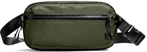 tomtoc X-Pac Sling Bag 3,5L für Nintendo Switch 2 – Leichte RFID-Schutz Schultertasche für Herren & Damen | Anti-Diebstahl & Wasserabweisend Brusttasche für Reise, Wandern, Alltag | Grün