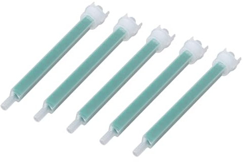10pcs Mixing Nozzle Tip, Cow Hoof Trimming AB Glue Mixer Nozzles, Efficient Plastic Tool for Fast Mixing and Extrusion, EasytoClean Tubes