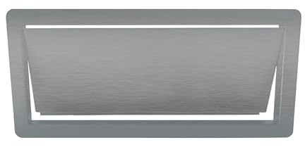 Trappe à Déchets Encastrable en acier inoxydable 450 mm × 200 mm encastrable | Idéal pour cafés, restaurants, bureaux et magasins