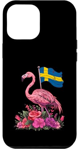 Schweden Flagge Flamingo Schwedischer Stolz Schwedenwurzeln Sverige Hülle für iPhone 12 Pro Max