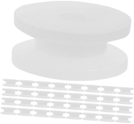 Toddmomy 50pcs 9.3mm Plastic Belt Pulley Wheels Mini Gears for Diy Model Toys Rc Cars Planes Multipurpose Small Pulley Set