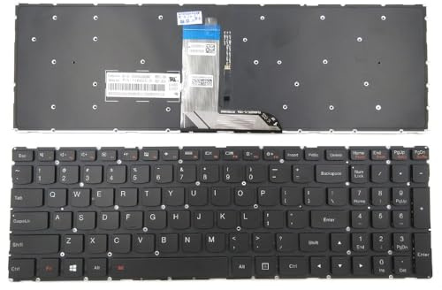 WJYOZSA New For Lenovo IdeaPad 700-15 700-15ISK 700-17ISK 700-17 Series Laptop Keyboard US Backlit Easy to repair