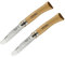 Opinel Kindermesser Nr. 7 rostfrei Buchenholz Natur TWINPACK