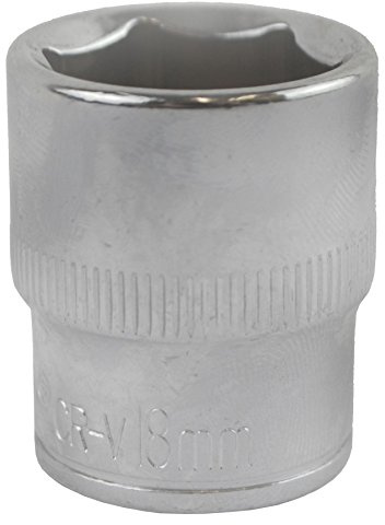 18mm 3/8 Drive Shallow Metric Socket Single Hex / 6 Sided Bergen