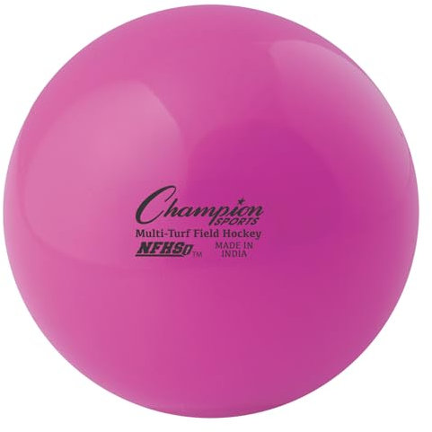 Champion Sports NFHS zugelassene offizielle Feldhockey-Bälle, 12 Stück, Unisex-Erwachsene, Field Hockey Balls, Pink - Pack of 12, Rose