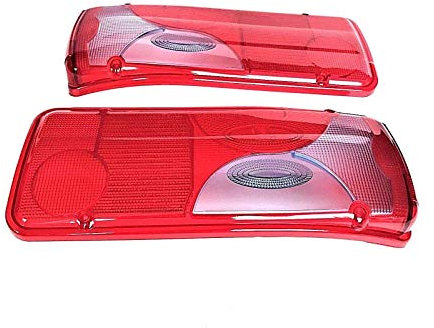 Matel Service 2x Lichtscheibe Heckleuchte Ersatzglas Rücklichtglas für Fahrzeugtyp: MAN TGA TGL TGM TGX TGS