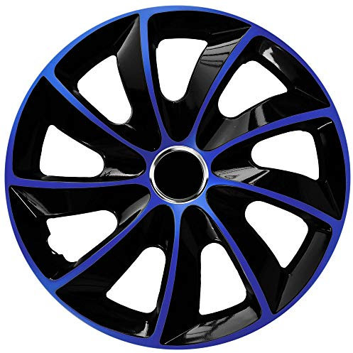 Radzierblende STIG EXTRA schwarz/blau 17 Zoll 4er Set