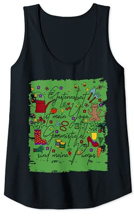 Damen Gartenarbeit ist mein Yoga Gummistiefel sind meine Pumps Tank Top