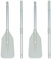 HIBO Schlauchboot Paddel Set – 2 stücks Demontierbares Paddel für Boote - Grau - Starkes Kunststoffblatt, Rutschfestem Handgriff - Ideales paddel für Schlauchboote bis 4.20-4.70
