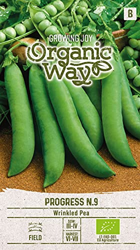 Organic Way | MARKERBSE PROGRESS N.9 samen | Gemüsesamen | Erbsensamen | Frühe Sorte | 1 Pack
