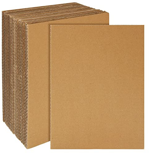 AKOLAFE 40 Blätter kraftpapier A4 Naturkarton Hochwertig Pappe Mehrzweck Cardboard DIN Format Craft Papier Glatt Packpapier Dreistufig Bastelkarton Braun Kartenkarton zum Drucken für Geschenke Etiket