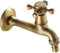 grifo de latón antiguo 1/2 pulgadas montaje en pared para cocina lavabo jardin decorativo (una salida 1)