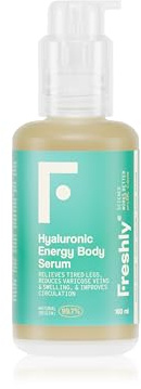 Freshly Cosmetics Hyaluronic Energy Körperserum. Serum gegen müde Beine, Krampfadern und Wassereinlagerungen. 100ml.