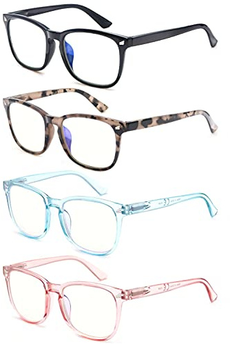 MODFANS Gafas Mujeres Anti luz Azul,Gafas con Filtro Luz Azul,Anti-UV,Proteccion para Pantalla/TV/Tablet/Movil/Juegos/Smartphone