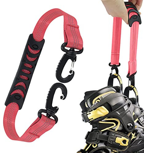 FacynSangle Porte-Skis, Porte-Snowboard, Sangles Chaussures Ski faciles à Transporter pour Adultes et Jeunes, Accessoire d'équipement d'hiver Neige Ski