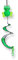 LIZZY Animal Hanging Spiral Windmill Outdoor Camping Patio Garden Spinner Decor (Frog)