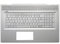 wzqrps Replacement Laptop Upper Case Palmrest Backlit Keyboard Assembly Part for HP Envy 17-BW 17T-BW TPN-W137 17-bw0xxx 17T-BW000 17-BW0011NR 17M-BW0013DX L20714-001 Silver