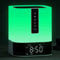 Aufladbar Bluetooth Lautsprecher mit Licht,Tageslichtwecker mit Sound Machine und Timer,kabellos LED Tischlampe Touch Dimmbar 48 RGB Farbwechsel,Geschenke für Mädchen Kinder Teenager Geschenk Frauen