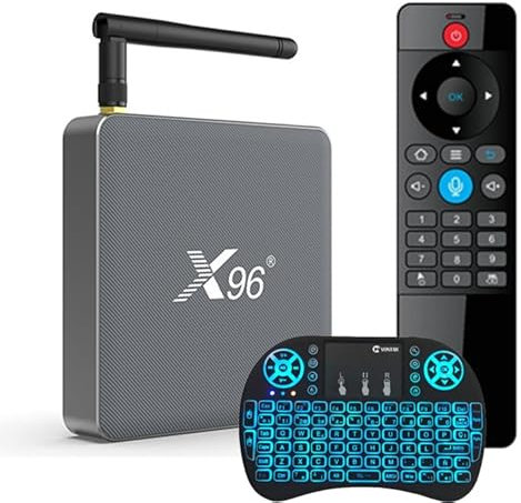 CHROX Android 11.0 TV Box, X96 X6 Voice TV Box 8GB RAM 128GB ROM RK3566 CPU, Dual-Wifi 2.4G/5G Ethernet 1000M LAN Bluetooth 4.2 Mit 8K/6K/3D/USB 3.0 Set Top Box,4gb+32gb