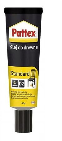 Pattex Holzleim 60 g – Zuverlässiger Holzleim für DIY-Projekte, Reparaturen und Holzhandwerk, einfach anzuwenden und transparent trocknend Classic Wood