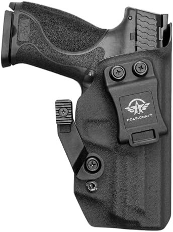 IWB Tactical Claw Holster KYDEX Pistolenholster Für: Smith & Wesson M&P 9mm M2.0 4/4.25 Pistolenhalfter Hängend Verdeckte/Versteckte Pistole Case Waffenholster