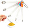 Aster Measuring Spoons Set of 5, Mini Stainless Steel Measuring Spoons with Silicone Handle, Teaspoon for Dry or Liquid 1/64, 1/32, 1/16, 1/8, 1/4 TSP, Small Measurement Spoons for Spice Jars